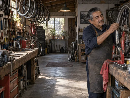 Bicycle Repair Workshop — People & Portraits wallpaper