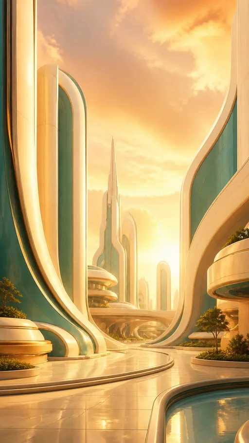 Original Optimistic Futuristic Design — Technology wallpaper