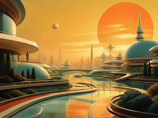 Original Optimistic Futuristic Design — Technology wallpaper