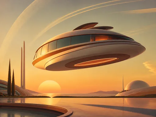 Original Optimistic Futuristic Design — Technology wallpaper