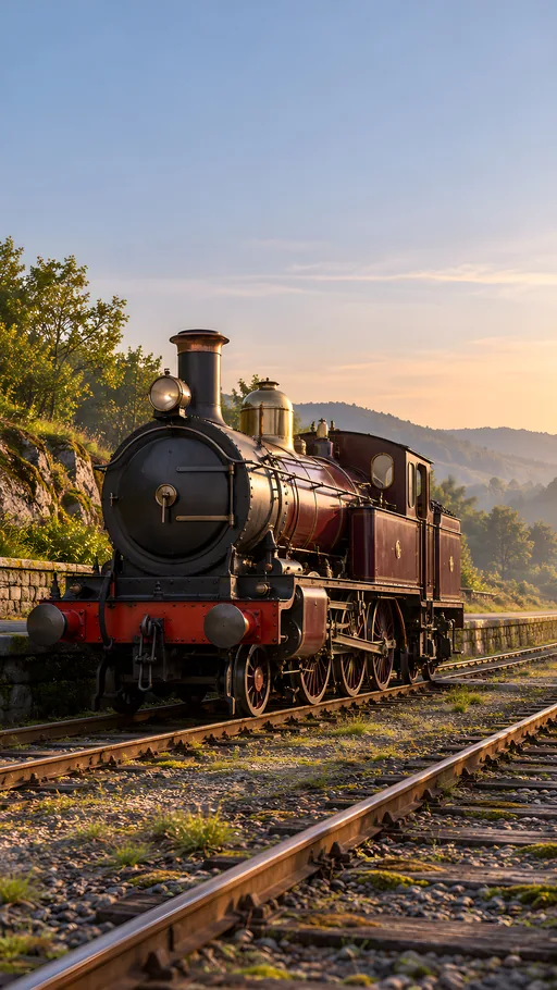 Small Steam Locomotive — Cars & Vehicles phone wallpaper