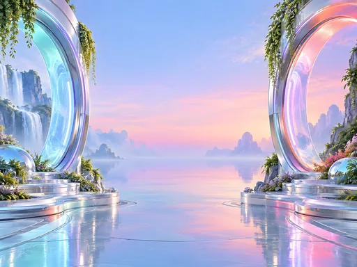 Retrofuture Portals — Technology wallpaper