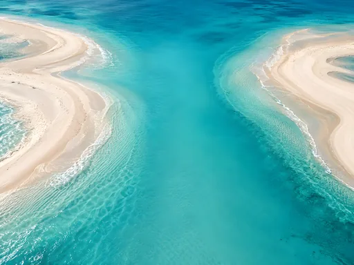 Sandbanks and a Turquoise Channel — Nature & Landscapes wallpaper