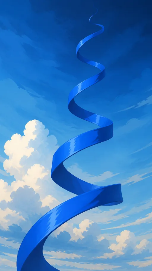 Tall 2D Animated Illustration — Abstract wallpaper