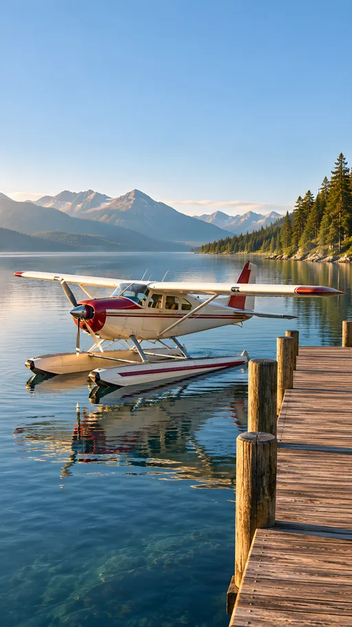 Seaplane at the Timber Jetty — Cars & Vehicles phone wallpaper