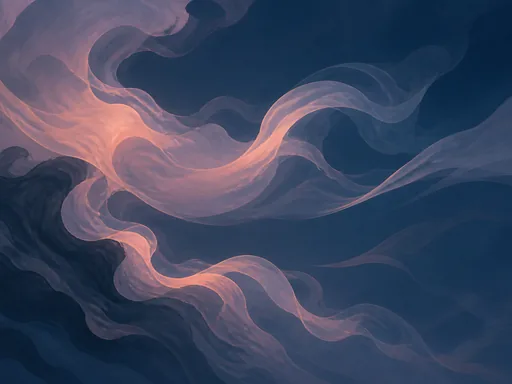 Wide Ribbons — Abstract Galaxy Fold wallpaper