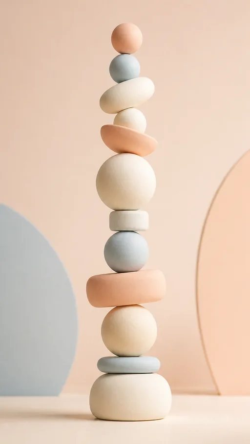 Tall Stack — Abstract wallpaper