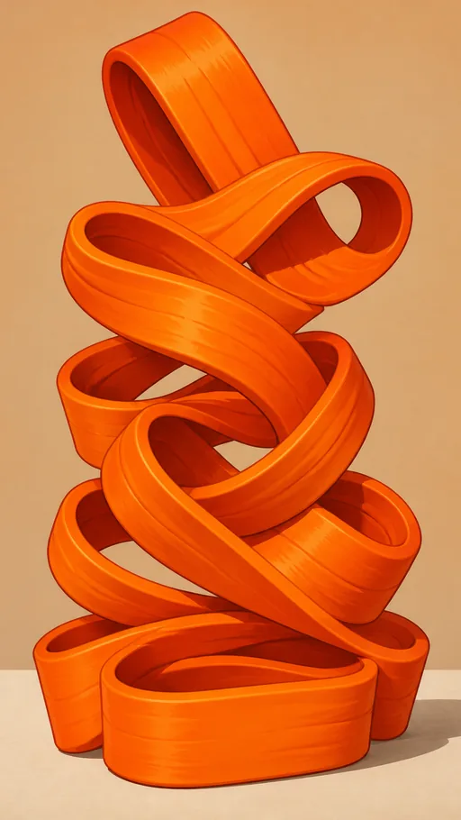 Tall 2D Animated Illustration — Abstract wallpaper