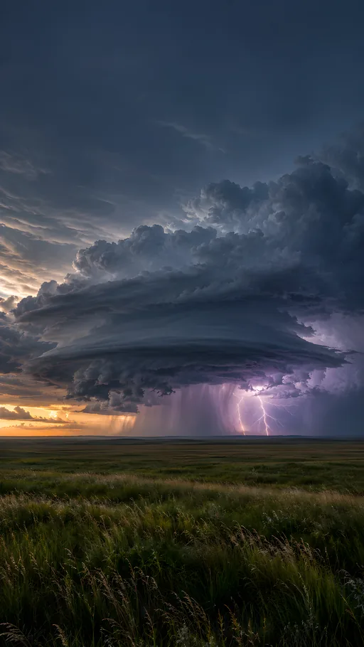 Lightning in a Supercell — Seasons & Weather wallpaper