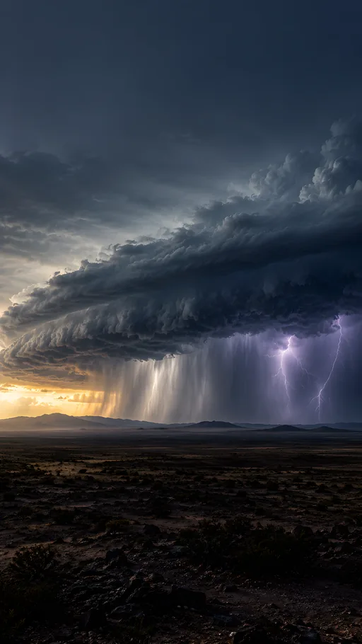 Monsoon Shelf Cloud — Seasons & Weather wallpaper
