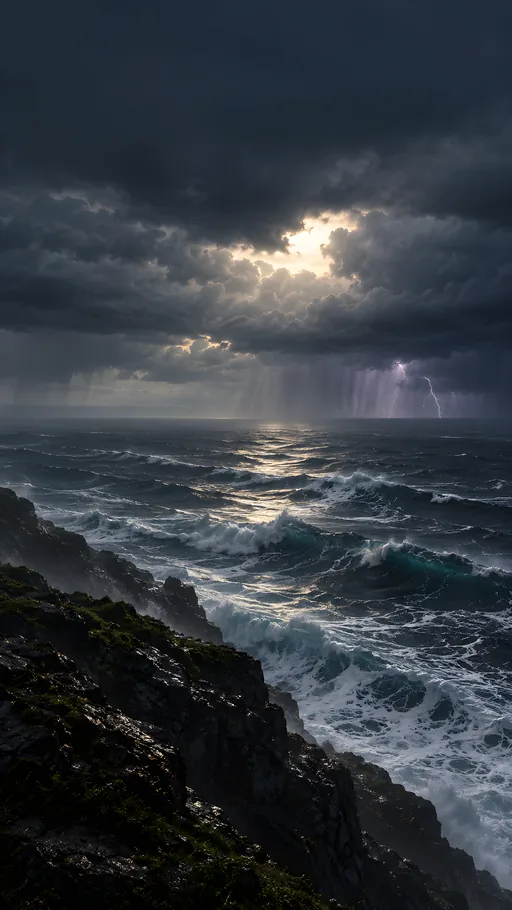 Ocean Storm Opening — Seasons & Weather wallpaper