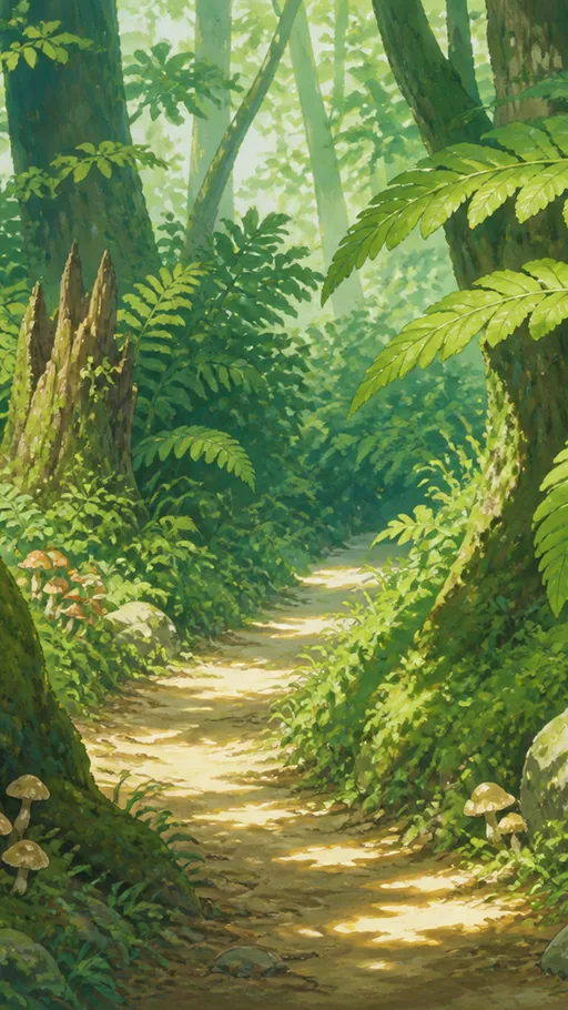 Whimsical Forest Path — Nature & Landscapes wallpaper