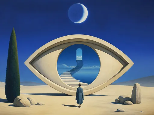 2D Illustrated Surreal Scene — Fantasy wallpaper