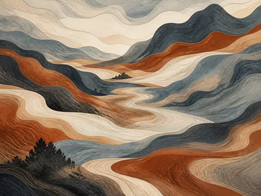 Broad Abstract Terrain Made — Abstract Galaxy Fold wallpaper