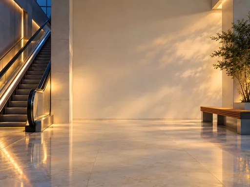 Escalator and Station Bench — Cities & Architecture wallpaper