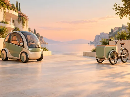 Pod Car and Cargo Tricycle — Cars & Vehicles Galaxy Fold wallpaper