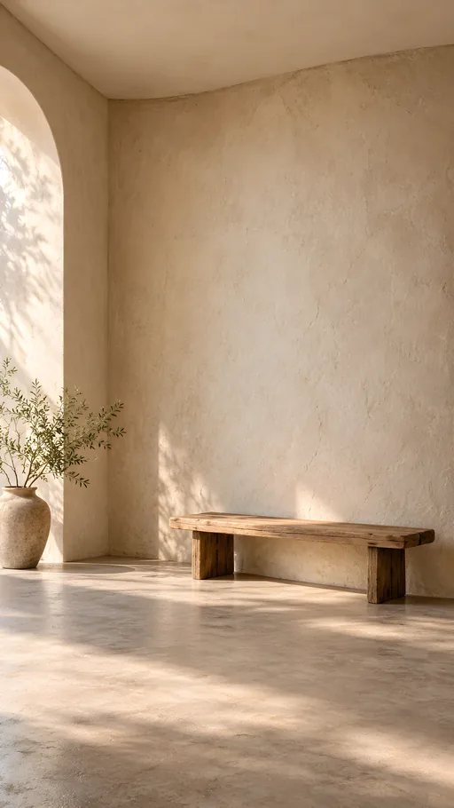 Sunlit Clay Room — Cities & Architecture wallpaper
