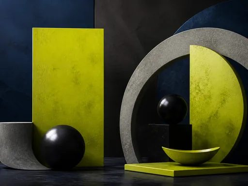 Acidic Yellow-green Objects And Sleek Contemporary — Minimal & Color wallpaper