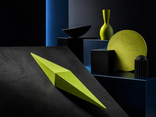 Acidic Yellow-green Objects And Sleek Contemporary — Minimal & Color wallpaper