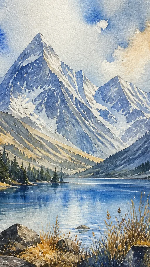 Towering Alpine Peaks — Nature & Landscapes wallpaper