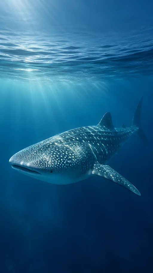 Whale Shark Below the Surface — Animals & Wildlife wallpaper