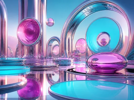 Optimistic Early-digital-future Artwork Built — Technology wallpaper