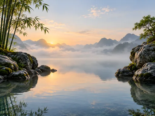 Stones by Still Water — Minimal & Color wallpaper
