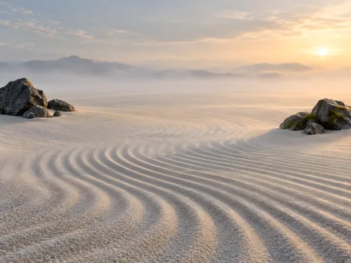 Minimal Sand Ripples — Minimal & Color wallpaper